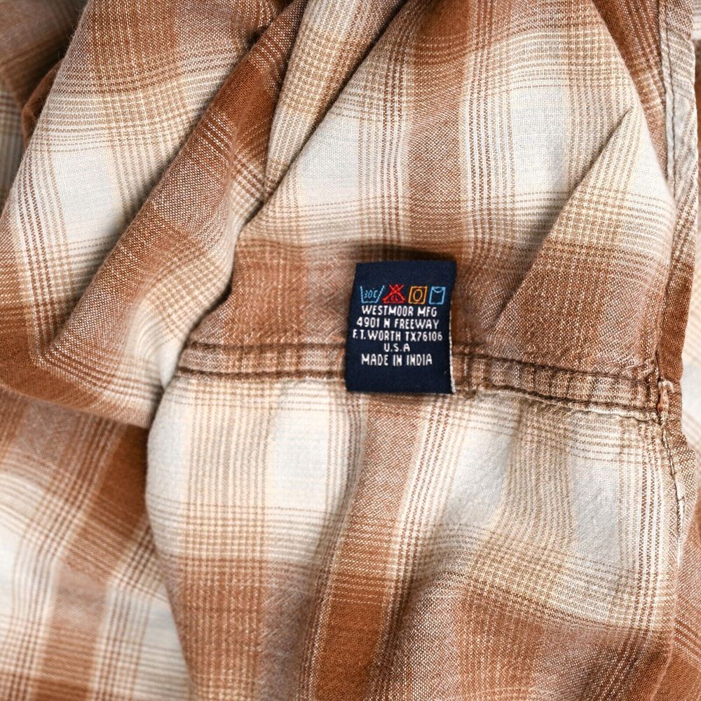 Panhandle Slim Men's 2XL‎ Plaid Pearl Snap Western Shirt Cowboy XXL EUC - Picture 8 of 10